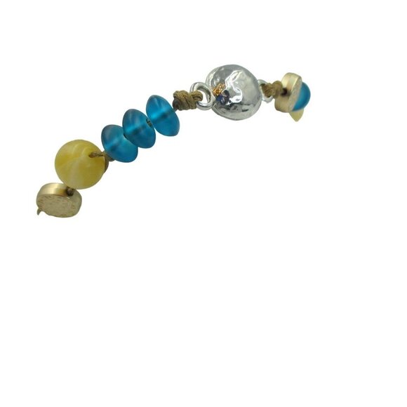 Chico's Sun Waves Beaded Magnetic Bracelet Coastal NEW - Picture 3 of 5